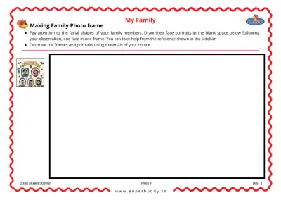 Preview of the first page of Making a Family Photo Frame
