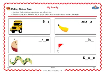 Preview of the first page of Making Picture Cards