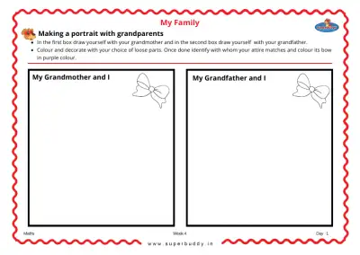 Preview of the first page of Making a Portrait with Grandparents