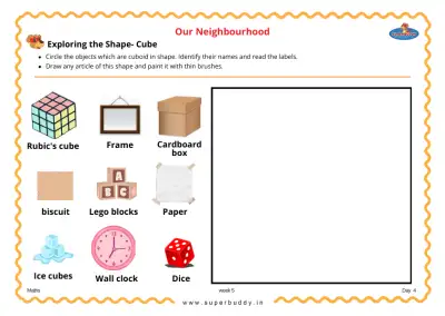 Preview of the first page of Exploring the Shape- Cube