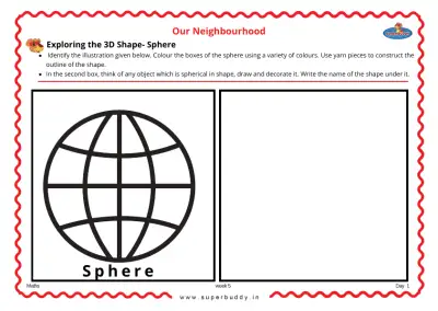 Preview of the first page of Exploring the 3D Shape- Sphere