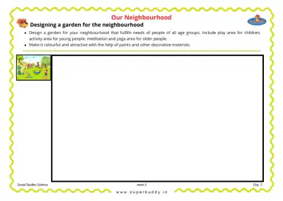 Preview of the first page of Designing a garden for the neighbourhood