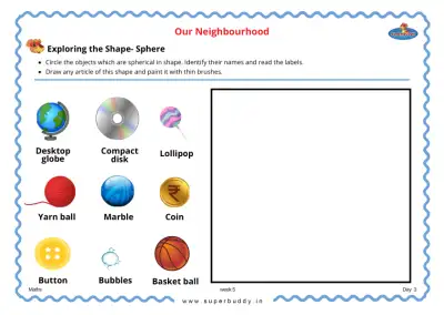 Preview of the first page of Exploring the Shape - Sphere