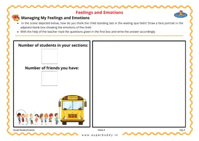 Preview of the first page of Managing My Feelings and Emotions