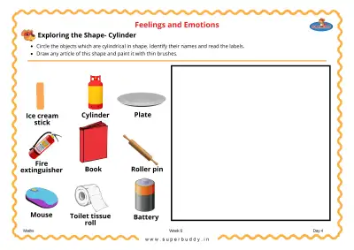 Preview of the first page of Exploring the Shape - Cylinder