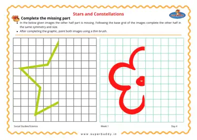 Preview of the first page of KG Unit 2 Week 1 — Complete the Missing Part