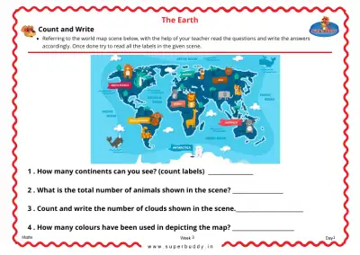 Preview of the first page of Count and Write