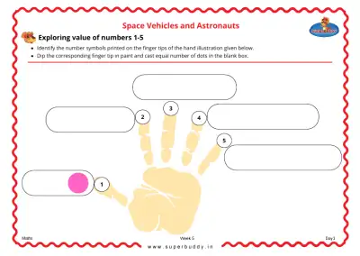 Preview of the first page of Exploring value of numbers 1-5