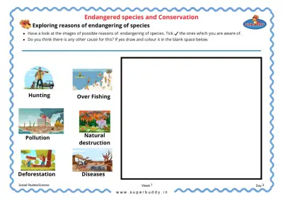 Preview of the first page of Exploring reasons of endangering of species