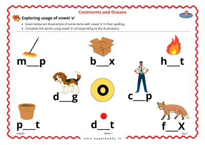 Preview of the first page of Exploring Usage of Vowel 'o'