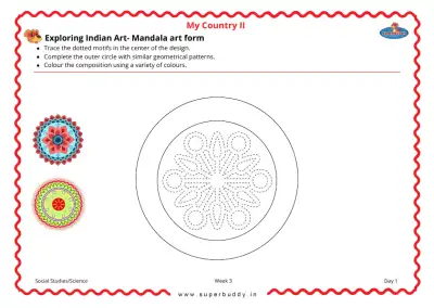 Preview of the first page of Exploring Indian Art - Mandala Art Form