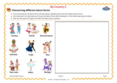 Preview of the first page of Discovering Different Dance Forms
