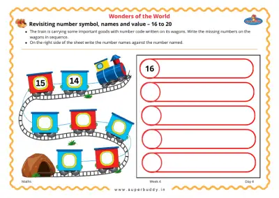 Preview of the first page of Revisiting number symbol, names and value – 16 to 20