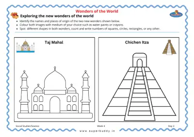 Preview of the first page of Exploring the New Wonders of the World