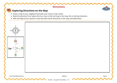 Preview of the first page of Exploring Directions on the Map