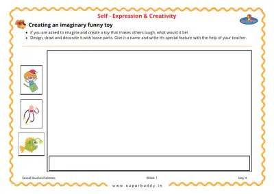 Preview of the first page of Creating an imaginary funny toy