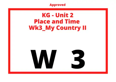 Preview of the first page of KG Unit 4 Week 3 Divider — Creative Expression