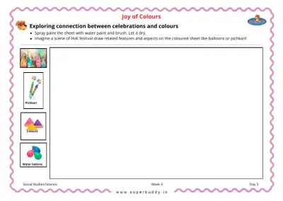 Preview of the first page of Exploring Connection Between Celebrations and Colours