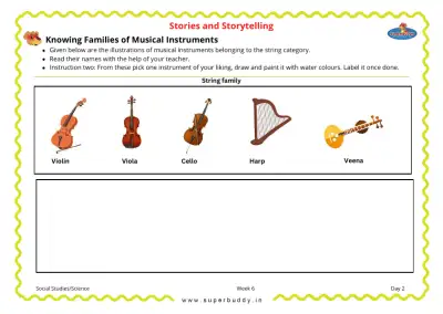 Preview of the first page of Knowing Families of Musical Instruments