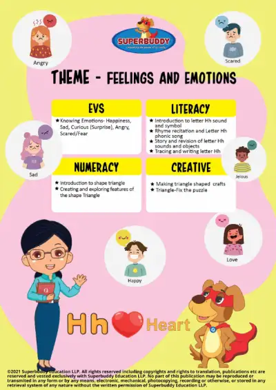 Preview of the first page of Nursery Week 10 — Feelings and Emotions