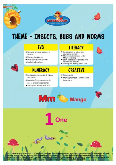 Preview of the first page of Nursery Week 17 — Insects, Bugs and Worms