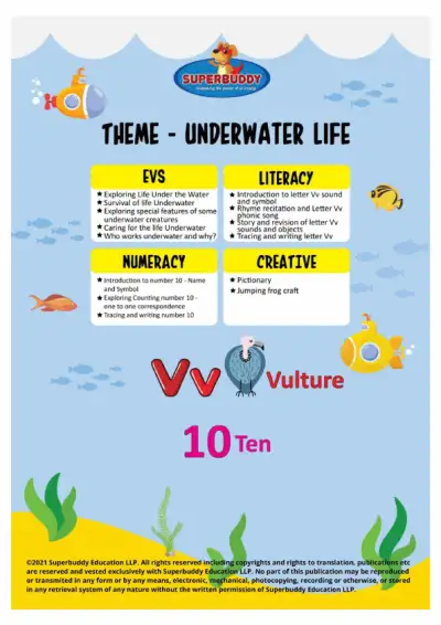 Preview of the first page of Nursery Week 26 — Underwater Life