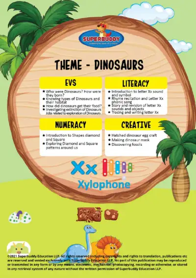 Preview of the first page of Nursery Week 28 — Dinosaurs