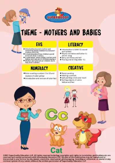 Preview of the first page of Nursery Week 3 — Mothers and Babies