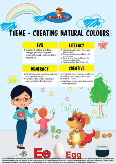 Preview of the first page of Nursery Week 6 — Creating Natural Colours