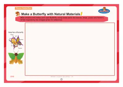 Preview of the first page of Make a Butterfly with Natural Materials