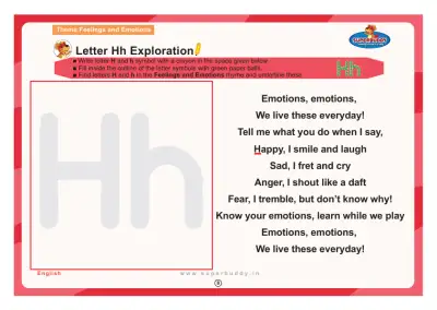 Preview of the first page of Letter Hh Exploration
