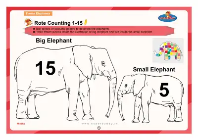 Preview of the first page of Rote Counting 1-15