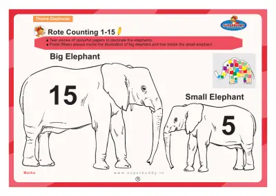 Preview of the first page of Rote Counting 1-15
