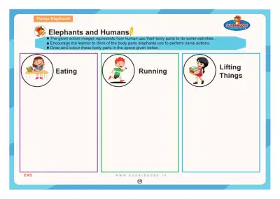 Preview of the first page of Elephants and Humans