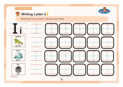 Preview of the first page of Writing Letter Ii