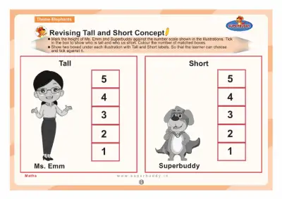 Preview of the first page of Revising Tall and Short Concept