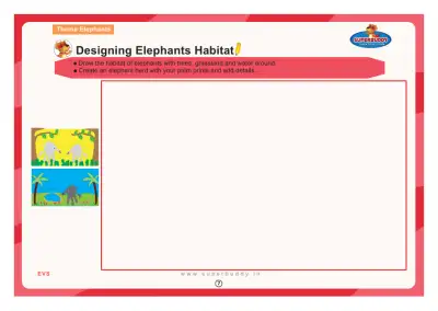 Preview of the first page of Designing Elephants Habitat