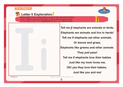 Preview of the first page of Letter Ii Exploration