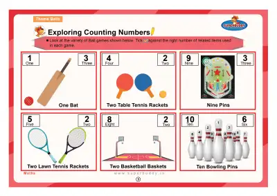 Preview of the first page of Exploring Counting Numbers