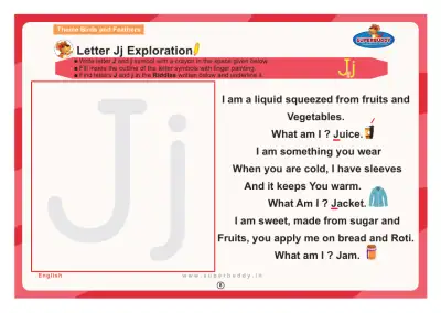 Preview of the first page of Letter Jj Exploration