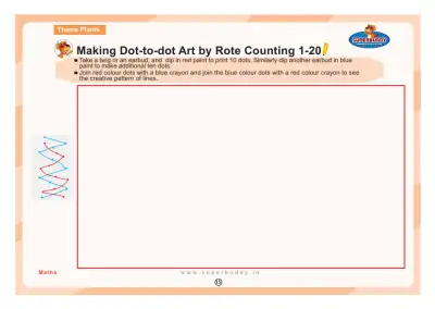 Preview of the first page of Making Dot-to-dot Art by Rote Counting 1-20