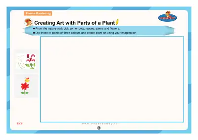 Preview of the first page of Creating Art with Parts of a Plant