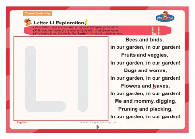 Preview of the first page of Letter Ll Exploration
