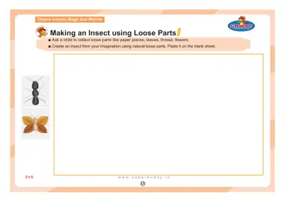 Preview of the first page of Making an Insect using Loose Parts