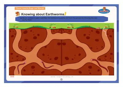 Preview of the first page of Knowing about Earthworms
