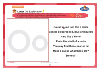 Preview of the first page of Letter Oo Exploration