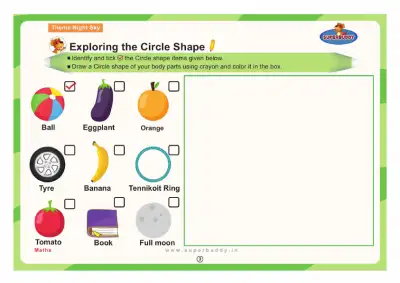 Preview of the first page of Exploring the Circle Shape