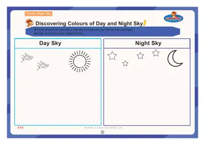 Preview of the first page of Discovering Colours of Day and Night Sky