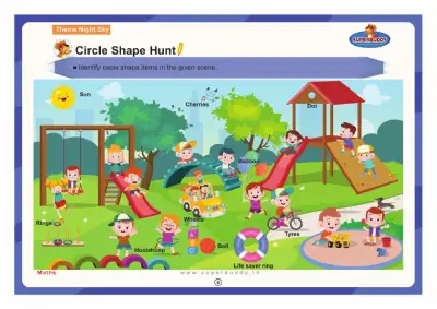 Preview of the first page of Circle Shape Hunt