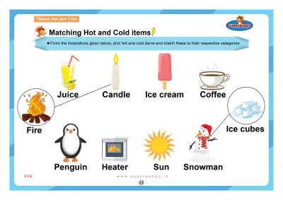 Preview of the first page of Matching Hot and Cold items